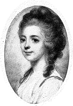 Miniature portrait of Mary Hamilton