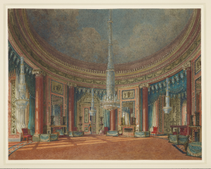 The circular room at Carlton House: interior