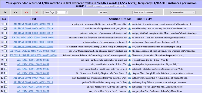 CQPweb KWIC concordance